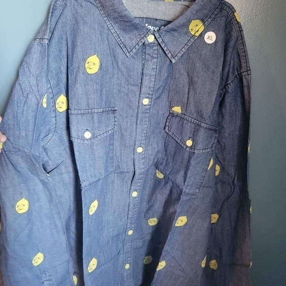 Adventure Time NEW in package lemongrab‎ button down shirt size XL - Picture 4 of 8